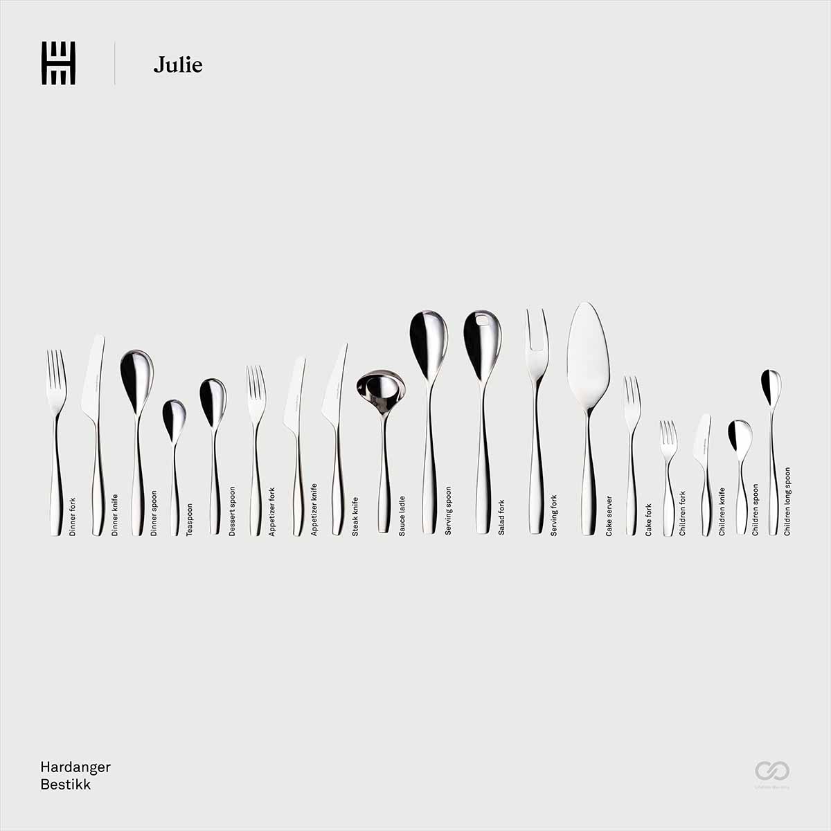 Julie Serveringsset 5 delar - Bild 3