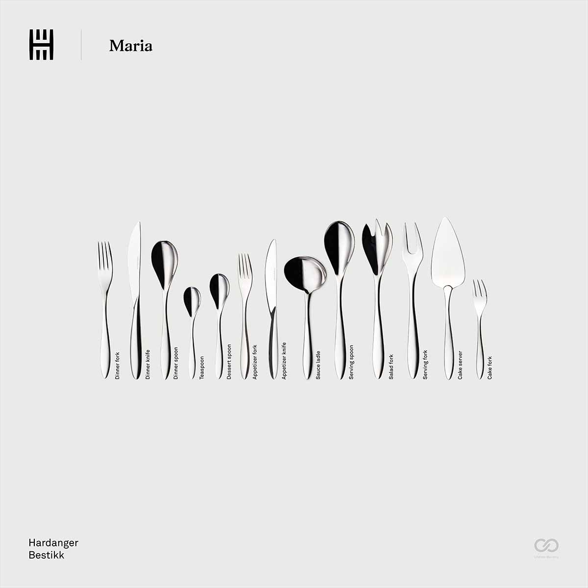 Maria Serveringsset 5 delar - Bild 3